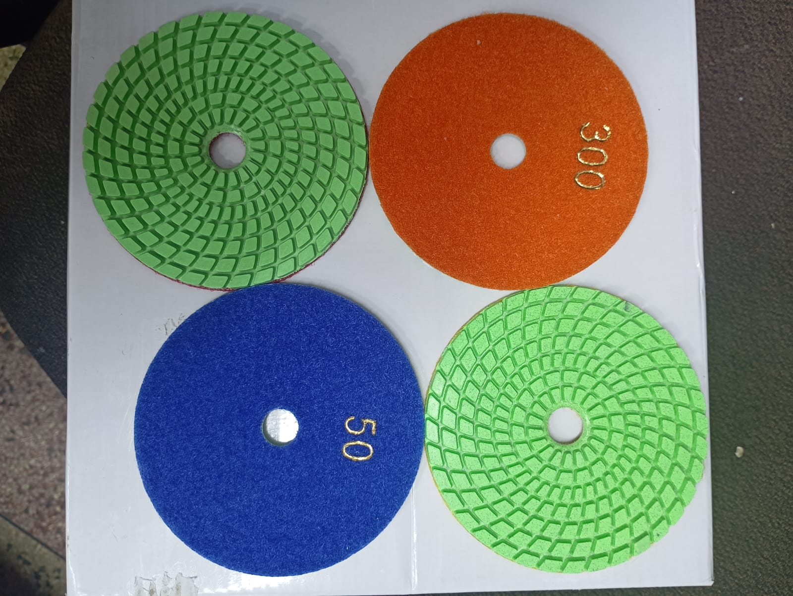 resin polishing pads